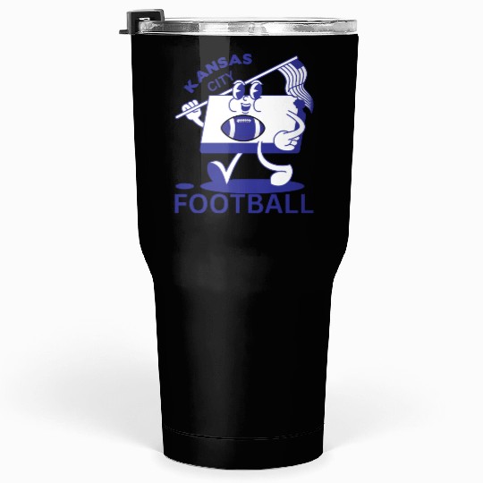 Kansas City Football Tumblers 30 Oz