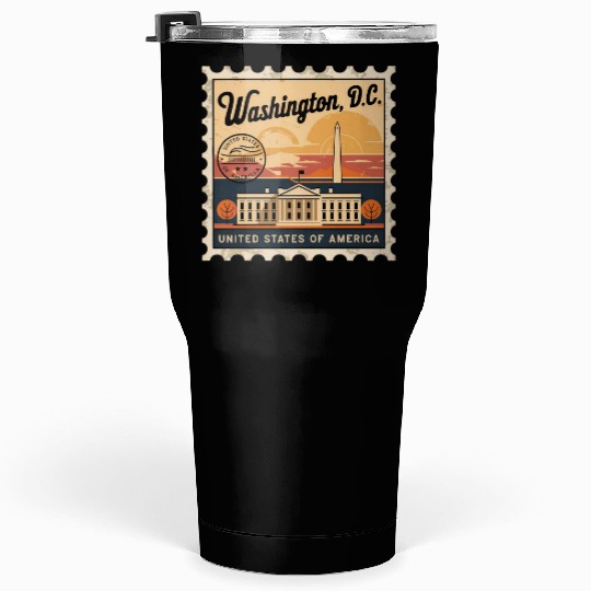 Washington DC Souvenir and Political Gift Idea Tumblers 30 Oz