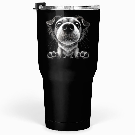 Puppy Big Nose, Bigger Love Tumblers 30 Oz