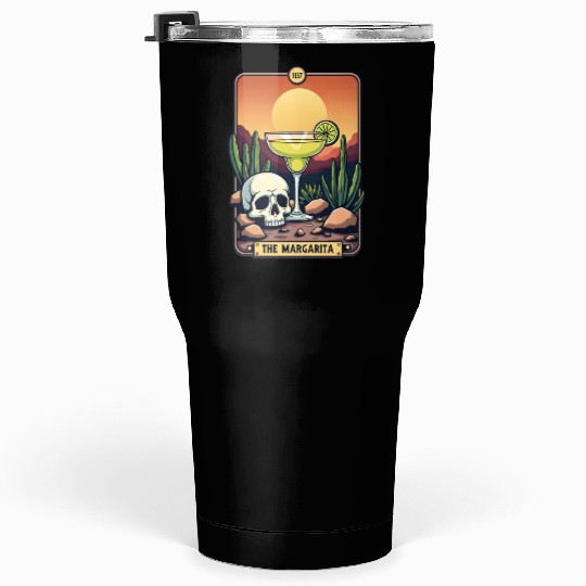 Mexican Cinco De Mayo The Margarita Tarot Card Tumblers 30 Oz