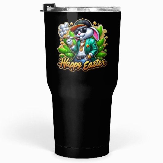 Happy Easter Bunny Tumblers 30 Oz