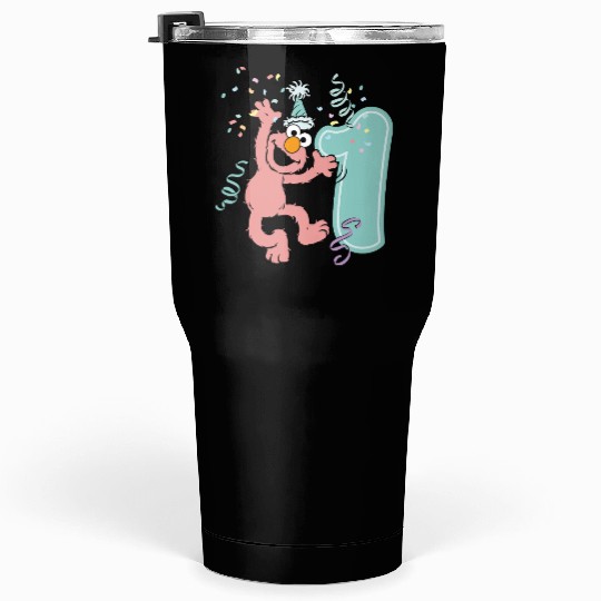 Sesame Street Birthday Design With Elmo One Year Tumblers 30 Oz