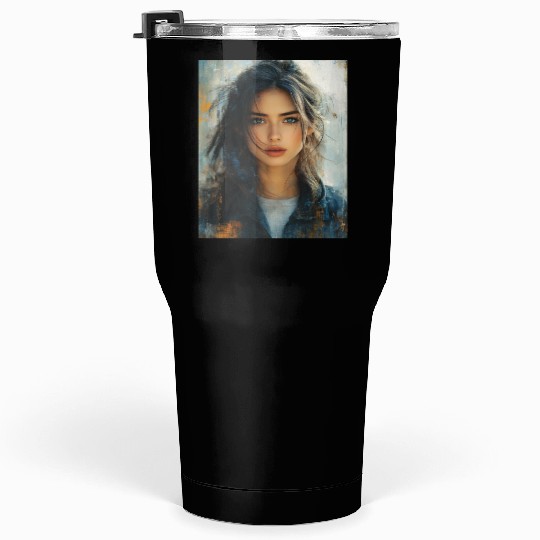 Urban Glow: Painted Horizon Tumblers 30 Oz