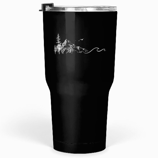 Mountain Wave Birds Tumblers 30 Oz
