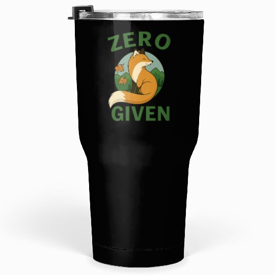 Zero Fox Given Tumblers 30 Oz
