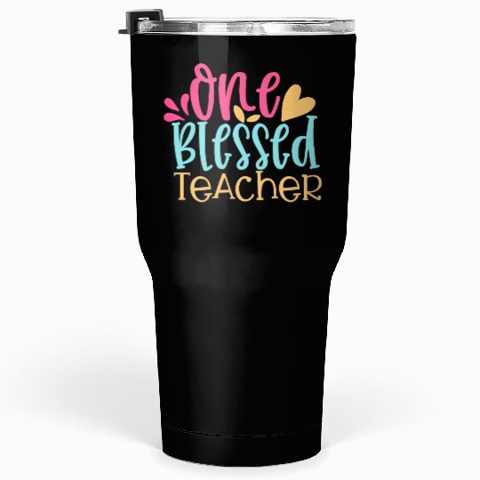 one blessed teacher 01 Tumblers 30 Oz