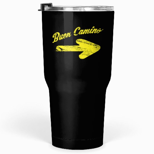Way of St. James buen camino yellow arrow Tumblers 30 Oz