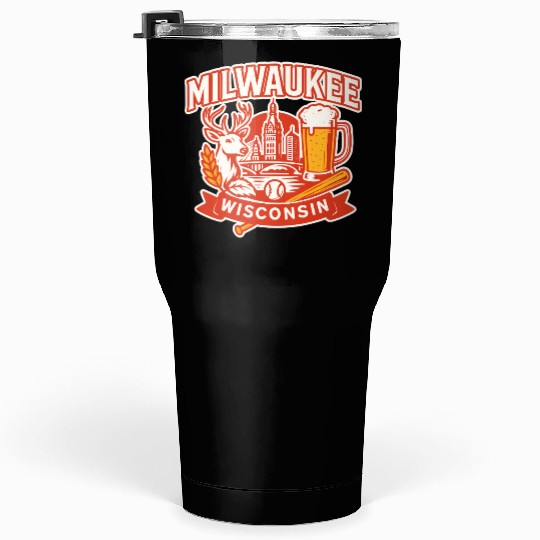 Milwaukee Wisconsin Tumblers 30 Oz