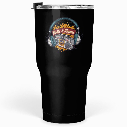 Beats & Rhymes Graffiti Tumblers 30 Oz – Classic Hip-Hop