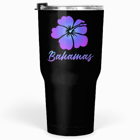 Bahamas Hibiscus Tumblers 30 Oz