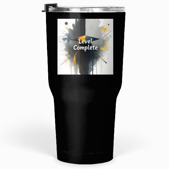 Level Complete – Gamer Style Graduation Tumblers 30 Oz