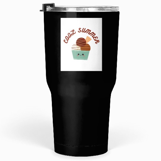 Cool Summer Vibes Ice Cream Tumblers 30 Oz