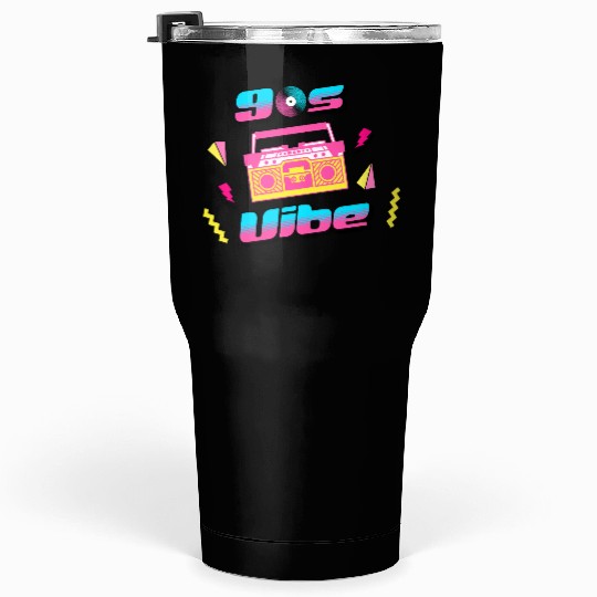 90s Vibe Retro Nostalgia Boombox Tumblers 30 Oz