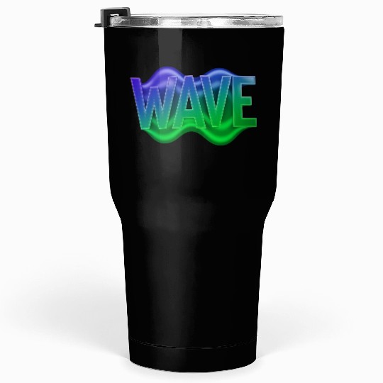 Gradient WAVE Aesthetic Design Tumblers 30 Oz