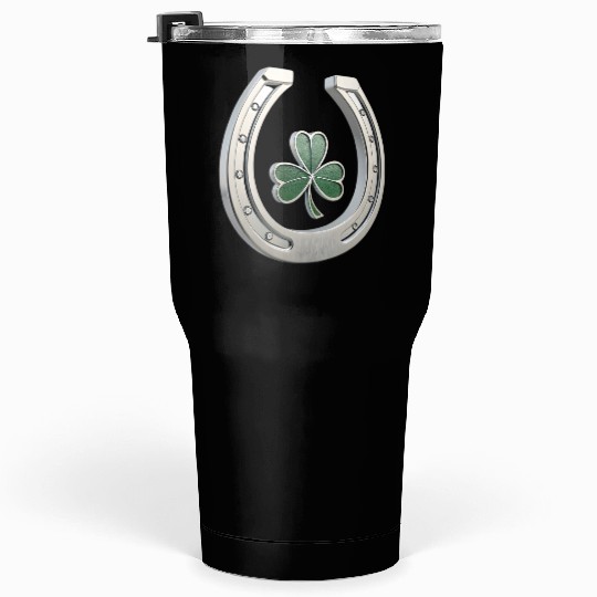 Lucky Shamrock Artwork for Saint Patrick Tumblers 30 Oz