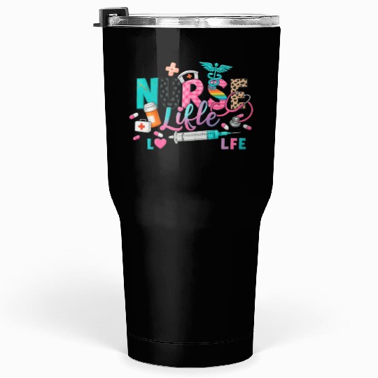 Nurse Life PNG Tumblers 30 Oz