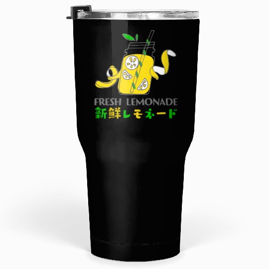 Fresh Lemonade Jar Whimsical Tumblers 30 Oz