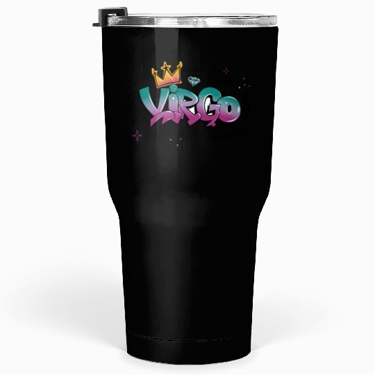 Virgo Graffiti Zodiac Art Tumblers 30 Oz