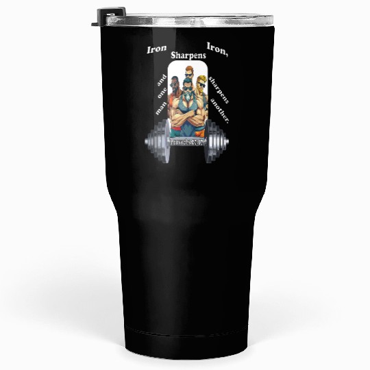 The Iron Sharpens Iron Scripture Tumblers 30 Oz