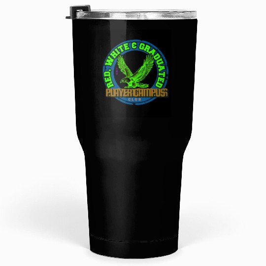 flying hawk emblem Tumblers 30 Oz