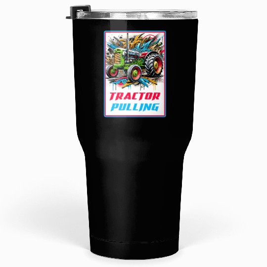 Tractor Pulling Power Tumblers 30 Oz
