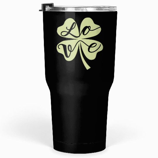 Lucky Love Four Leaf Clover Tumblers 30 Oz