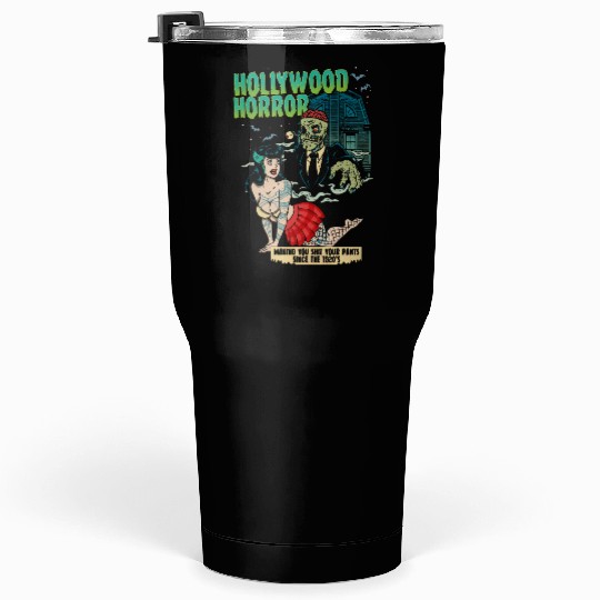 Hollywood Horror B-Movie Madness Tumblers 30 Oz