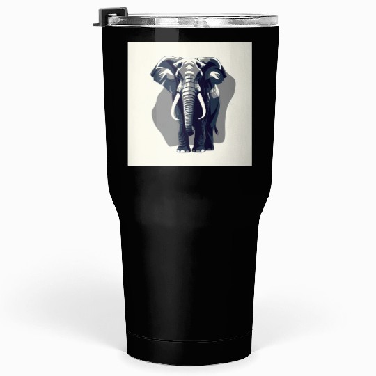 walking elefant Tumblers 30 Oz