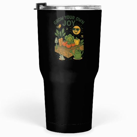 Vegetable Gardening Tumblers 30 Oz