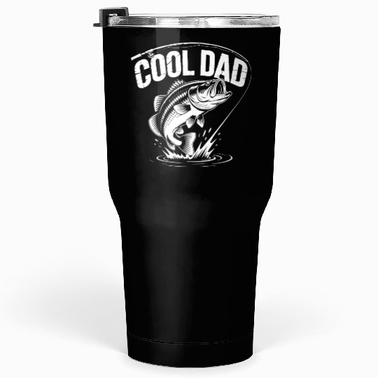 Cool Dad Bass Fishing Tumblers 30 Oz