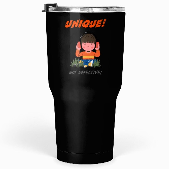 Unique Not Defective Autism Advocacy Tumblers 30 Oz