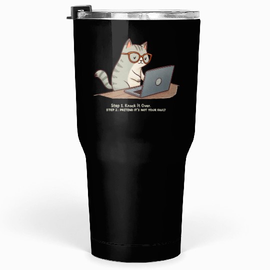 Keyboard Warrior Cat Tumblers 30 Oz