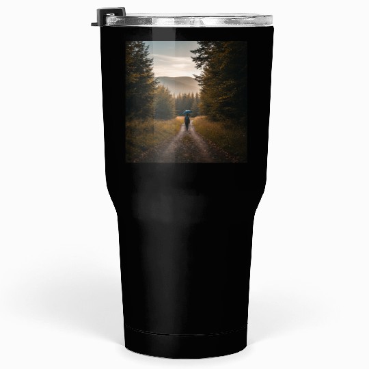 Serene Autumn Path Tumblers 30 Oz