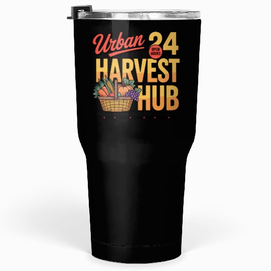Urban Harvest Hub Vintage Design Tumblers 30 Oz