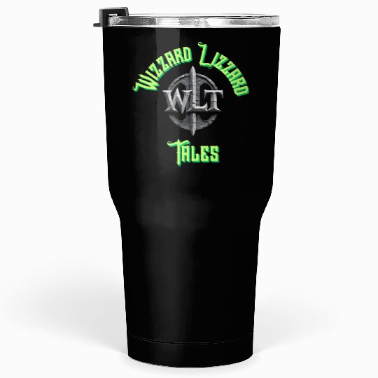 Wizard Emblem with Sword and Magic Circle Tumblers 30 Oz