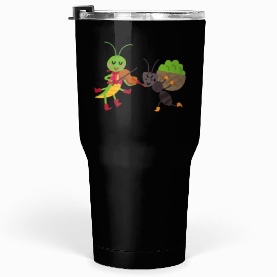 Work Hard, Play Loud – Ant & Cicada LifeTee Tumblers 30 Oz