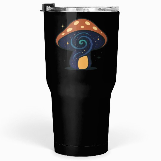 Cosmic Mushroom Nightscape Tumblers 30 Oz