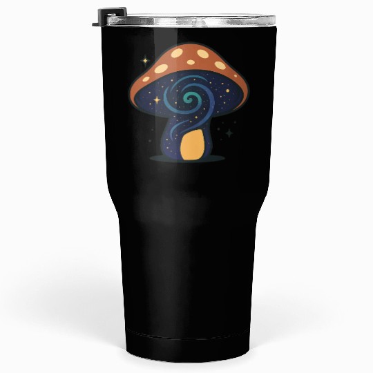 Cosmic Mushroom Nightscape Tumblers 30 Oz