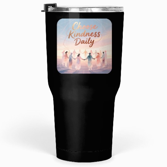 Choose Kindness Daily Inspirational Design Tumblers 30 Oz