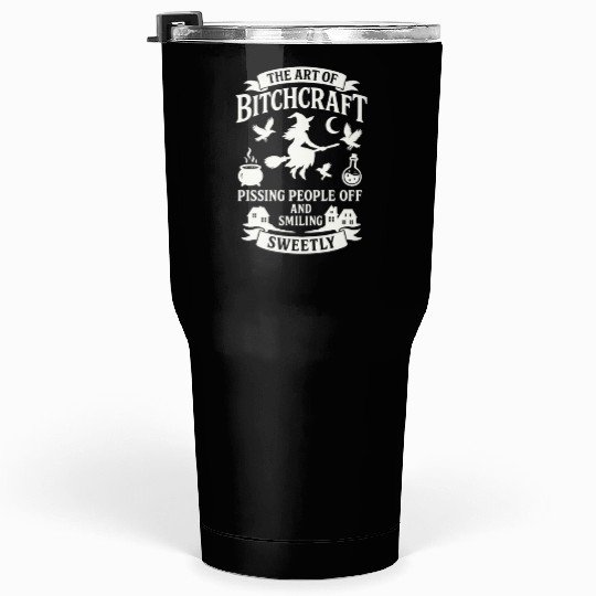 Witchcraft Humor Spell Tumblers 30 Oz