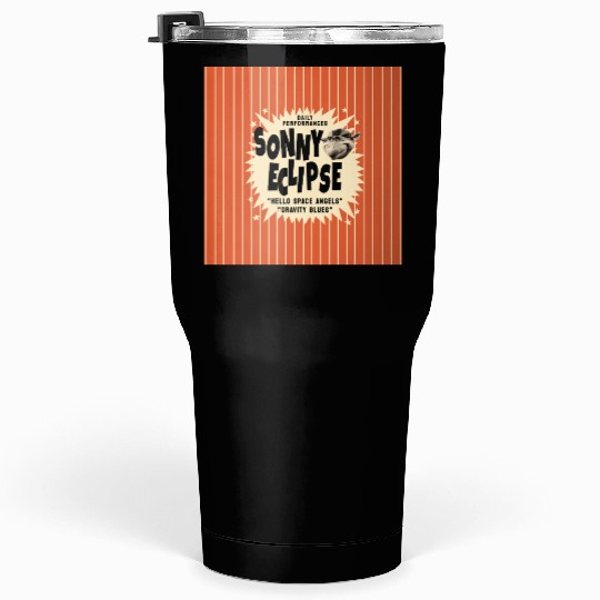 Sonny Eclipse Retro Poster Small Tumblers 30 Oz