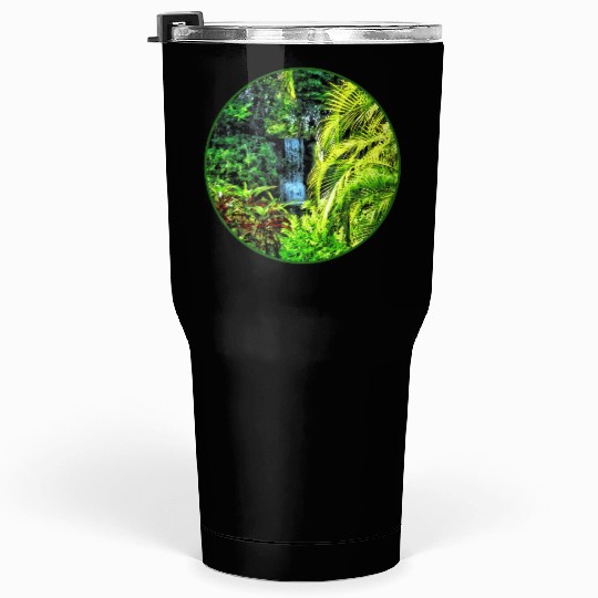 Bahamas - Tropical Waterfall Tumblers 30 Oz