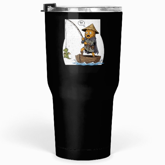 Whimsical Pineapple Fisherman Tumblers 30 Oz