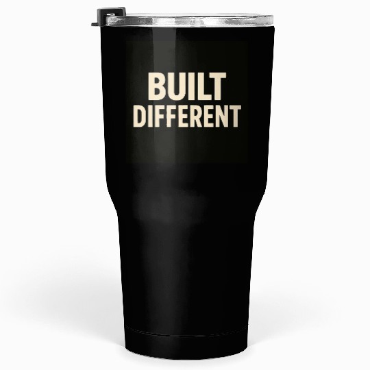 Empowering Built Different Motif Tumblers 30 Oz
