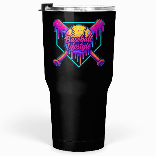 Baseball Lifestyle Apparel Youth Baseball Drip Ice Tumblers 30 Oz