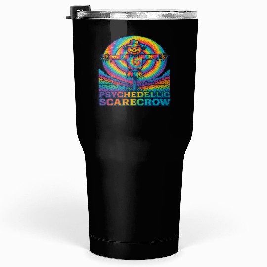Psychedelic Scarecrow Trippy EDM Rave Festival Tumblers 30 Oz