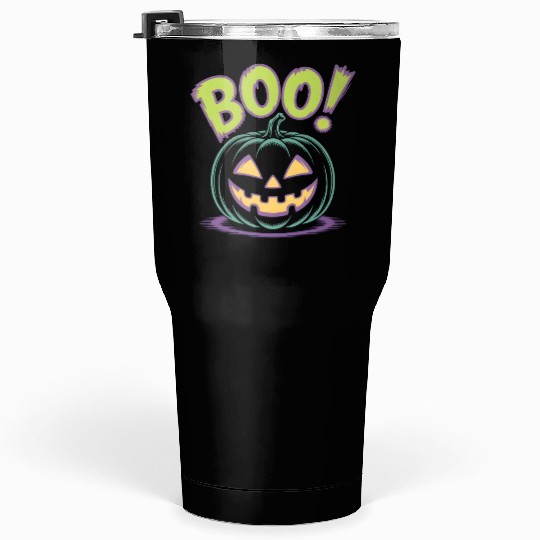 Spooky Pumpkin Halloween Design Tumblers 30 Oz