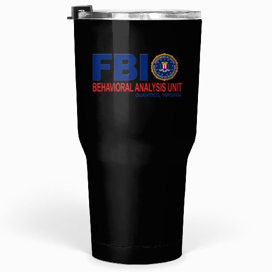 Criminal Minds BAU FBI Tumblers 30 Oz