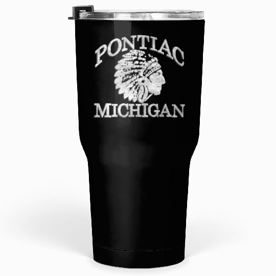 Pontiac Michigan Native American Tumblers 30 Oz