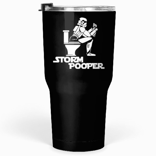 Storm Trooper Pooper Tumblers 30 Oz